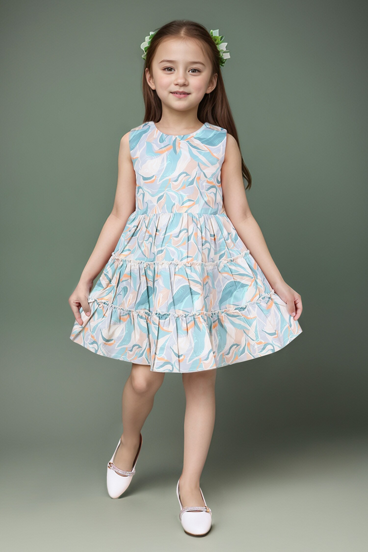 Floral Tiered Dress 