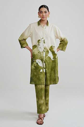 Verdant Charm Kurta & Pant Set