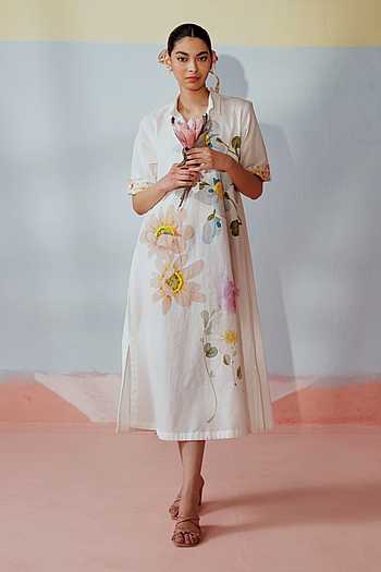 Floral Symphony Dress