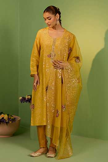 Althea Mustard Suit Set