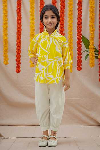 Pine Print Kurta Set 