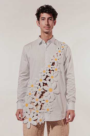 mens dress shirt embroidery designs Mens Rose Embroidery Dress Shirts Long Sleeve Button Down Shirt Wedding Party Banquet Tuxedo Black US Size S at Amazon Men's Clothing store