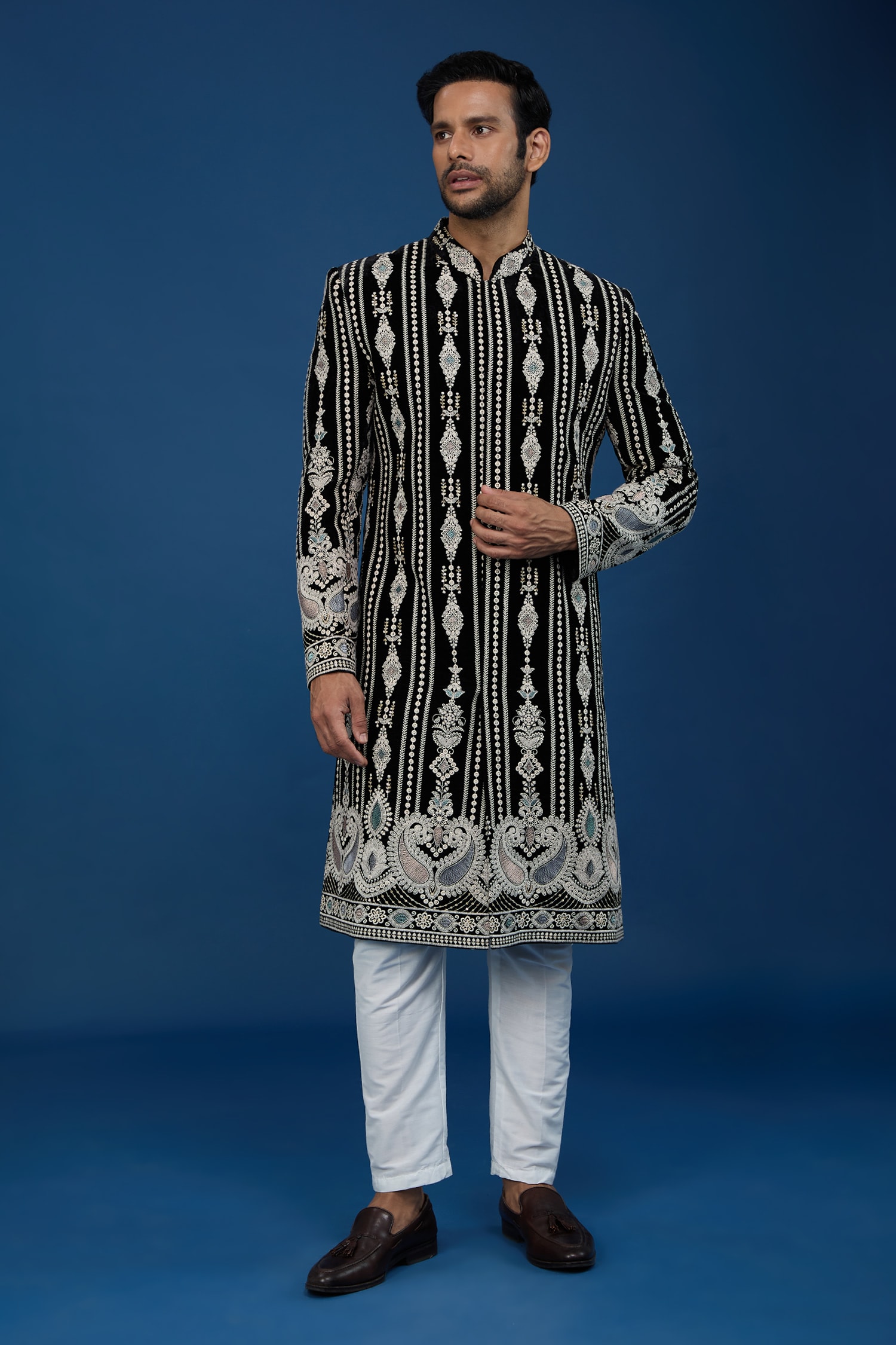 Dori Embroidered Sherwani Set 