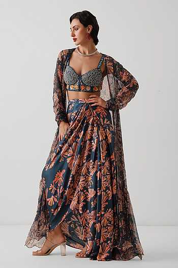 chinese dress ladies Pure Rayon Stitched Lehenga Choli With Georgette Embroidered Dupatta
