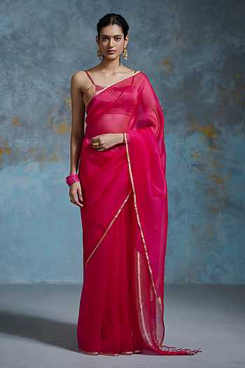 Palasha Organza Saree With Unstitched Blouse Piece