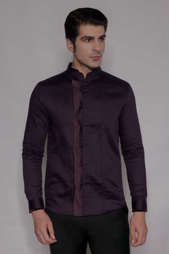 purple dress shirt black pants Orla: Black Leather – Smart Shoes With Straps