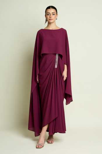 burgundy evening dresses with sleeves Burgundy V Neck Tulle Lace Long Prom Dress Burgundy Lace Evening Dress US 14 / Burgundy main image 0