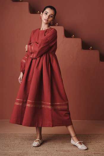 summer dresses formal occasions AOKI Satin Scoop Bodice A-Line Slit Gown Prom & School Formal Dress main image 0