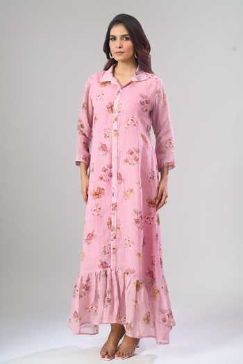 white christmas dresses Printed Dark Blue Long Maxi Dress