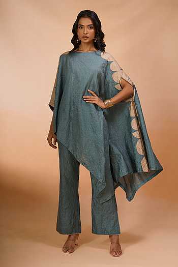 High Low Hem Kurta With Pant