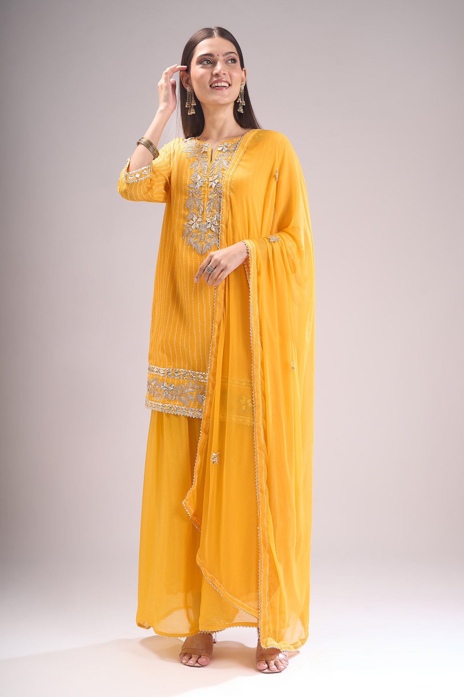 Printed Kurta Sharara Set 