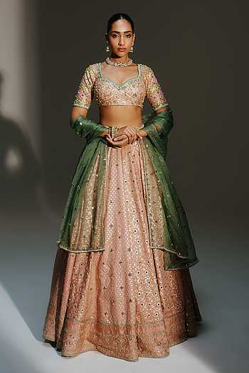 Farah Hand Embroidered Lehenga Set
