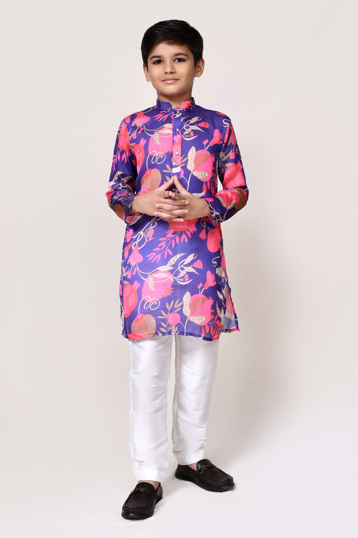 Floral Print Kurta & Pant Set 