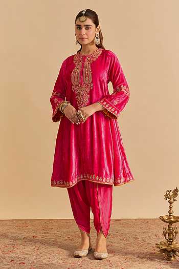 Amal Choga Kurta With Tulip Dhoti Pant