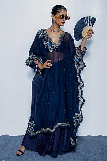 Monarch Embroidered Kaftan Pant Set