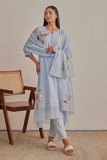 Diana Applique Embroidered Kurta Set
