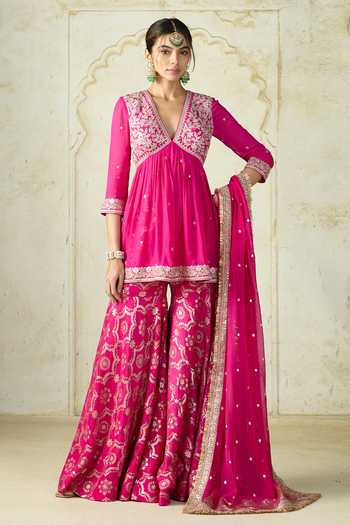 strapless open back dress Paris Gown, in Pink Stretch | Show Me Your Mumu main image 0