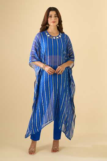 Mirror Work Kaftan Set 