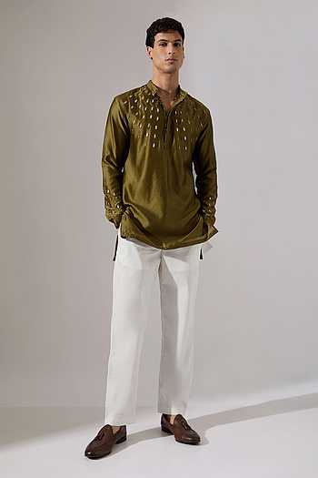 Conrad Hand Embroidered Kurta Set