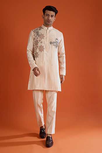 Embroidered Kurta & Pant Set