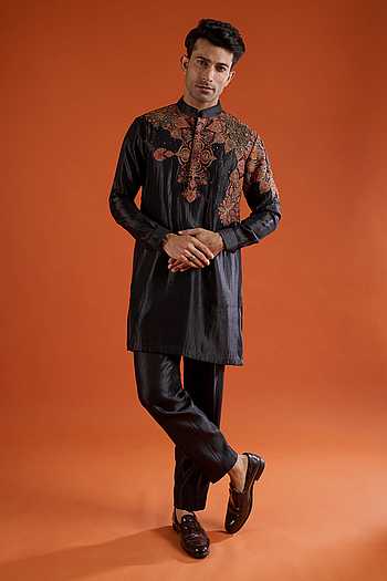 Floral Embroidered Kurta Set