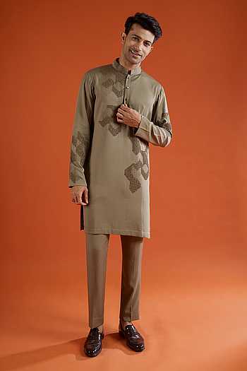 Abstract Pattern Kurta & Pant Set