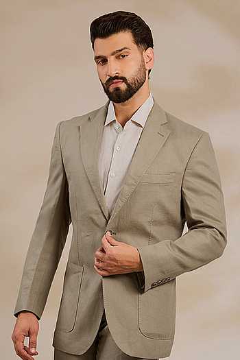StoutMensShop BLAZER メンズ US サイズ: 48 Long カラー: ベージュ