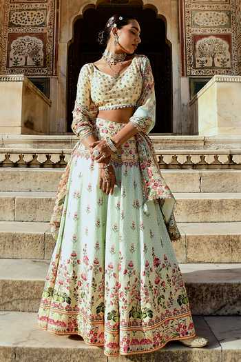Shop Latest Designer Cotton Lehengas for Women Online in US