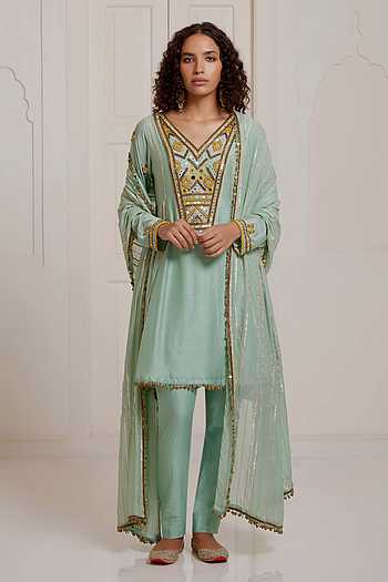 Embroidered Kurta Set