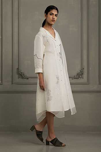 Hand Block Print Linen Dress