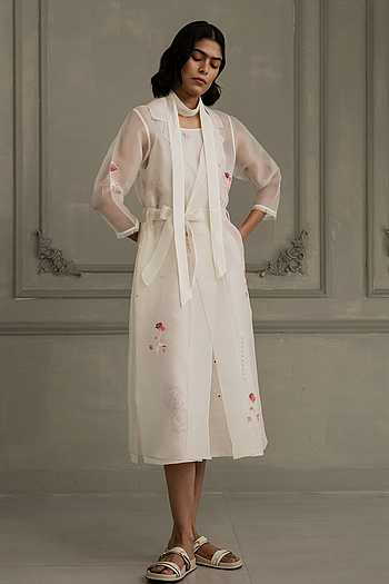 Hand Block Print Jacket & Dress Set