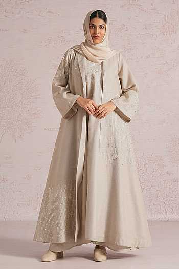 beige abaya dress Zahra Abaya