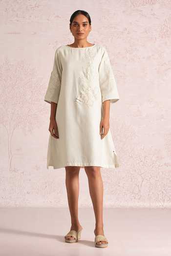 Shop Cream Dresses for Women | Designer Wear