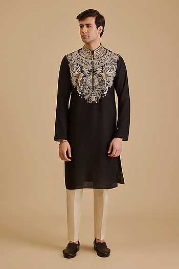 Embroidered Yoke Kurta