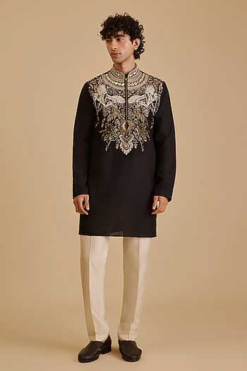 Miraas Stork Yoke Kurta