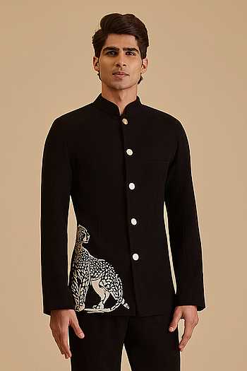 Animal Embroidered Bandhgala