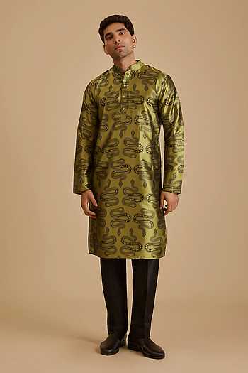 Snake Print Kurta