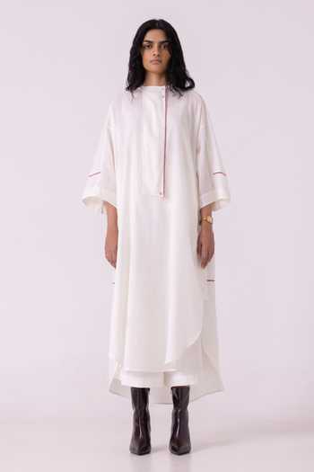 white christmas dresses Colleen Allen House Dress in Natural White Large main image 0