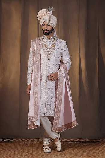 Hand Embroidered Sherwani Set