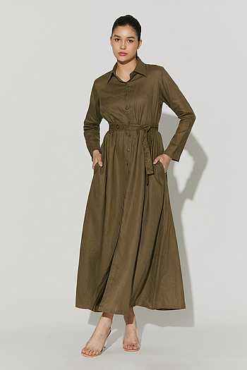 Linen Maxi Dress