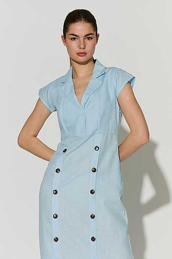 Linen Maxi Dress