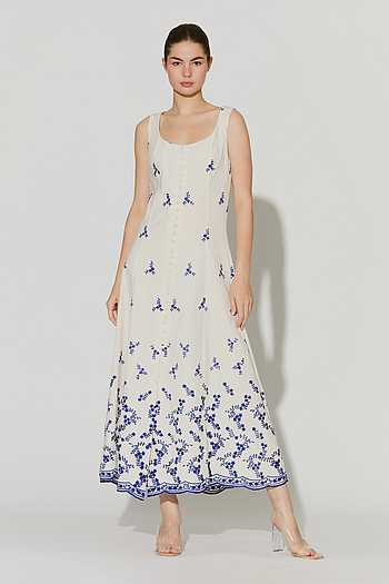 Floral Embroidered Dress