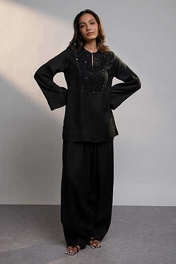 After Dark Mirror Kurta & Farsi Pant Set
