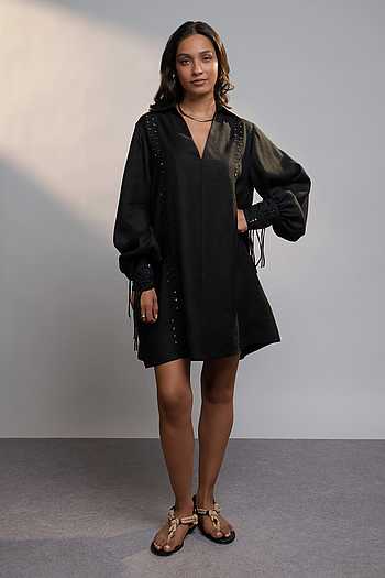 After Dark Linen Dress