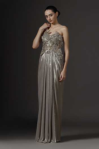Hand Embroidered Gown