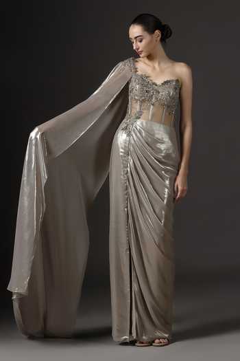 Shop Designer Saree Gowns in USA Online - AZA Fashions