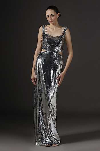 Sequin Knit Gown