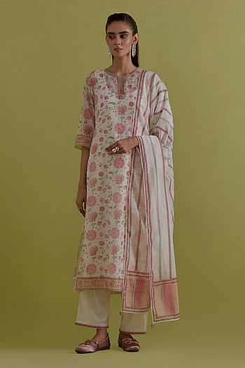 Floral Print Kurta Set