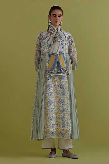 Floral Print Kurta Set