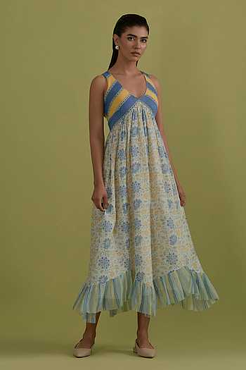 Hand Block Print Dress